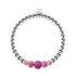Bracelet Kikiballa en cascade de cristal et récif de corail